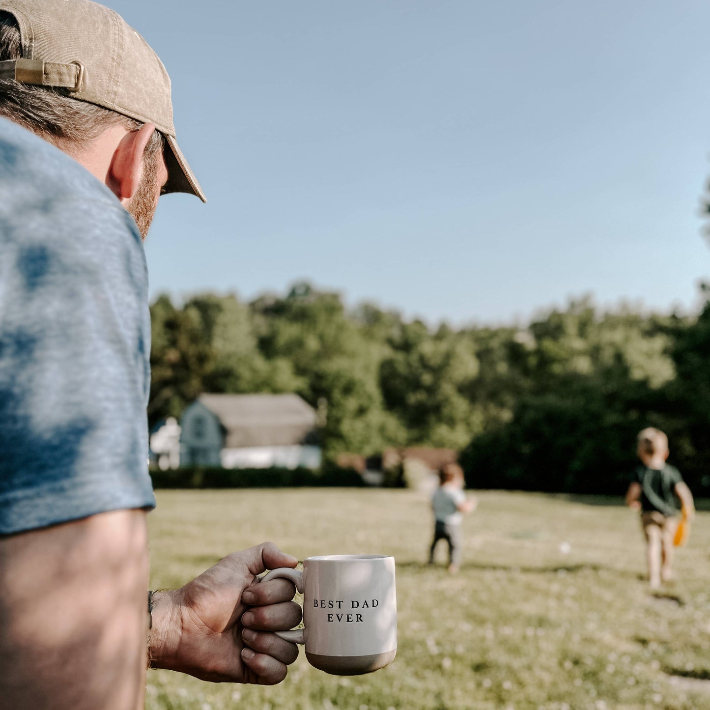 Best Dad Ever Stoneware Coffee Mug - Father's Day Gifts