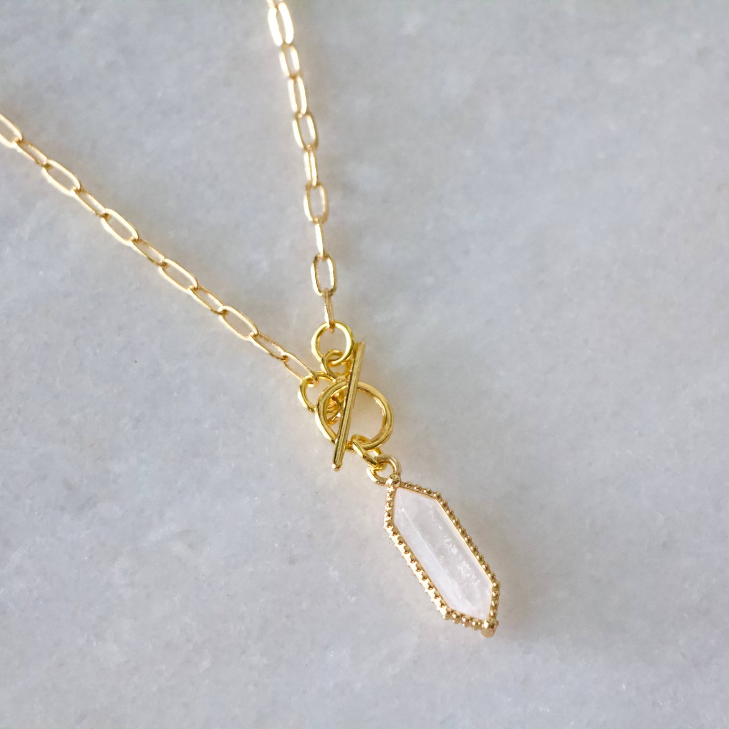 Crystal Necklace: Quartz