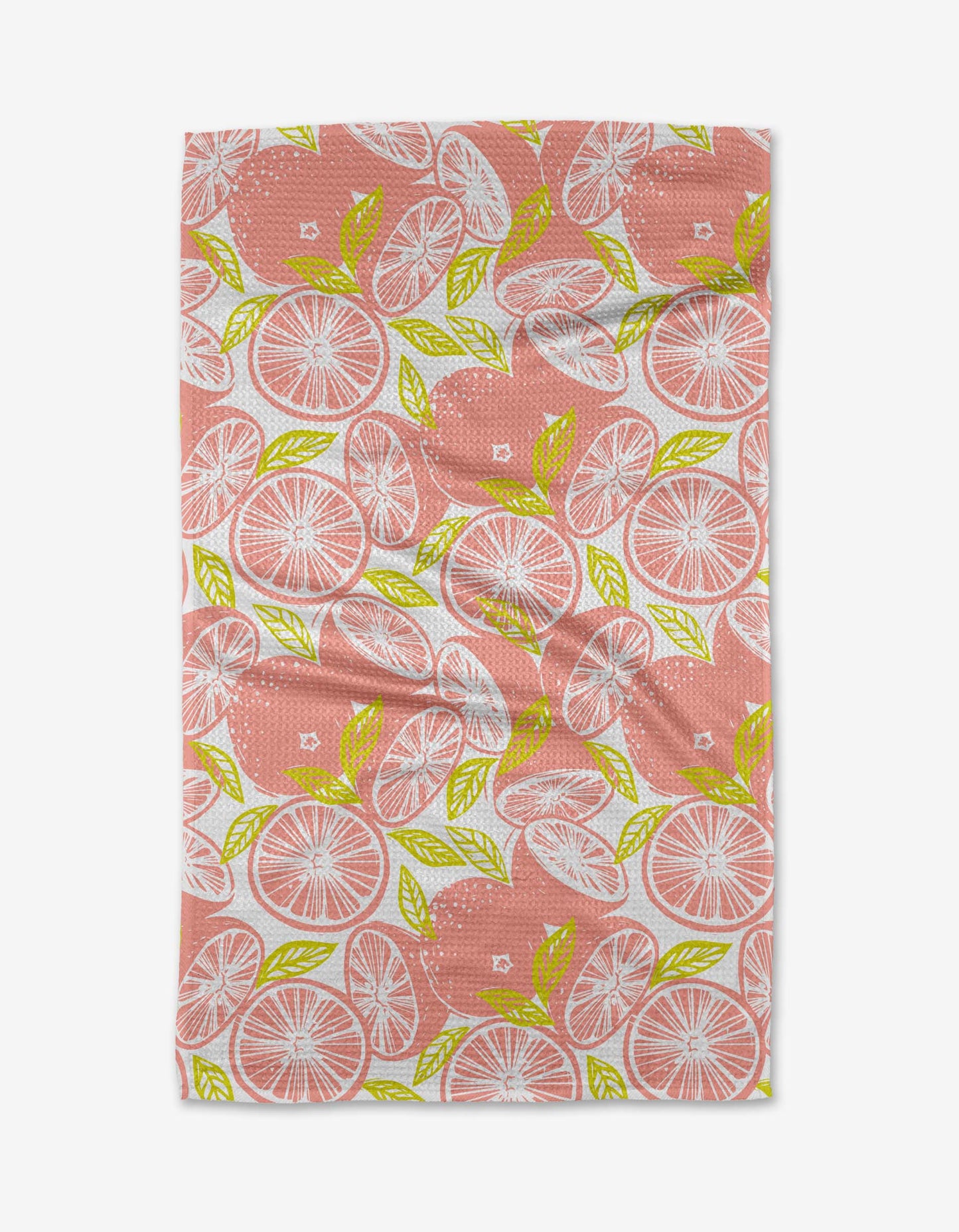 Grapefruits Geometry Tea Towel