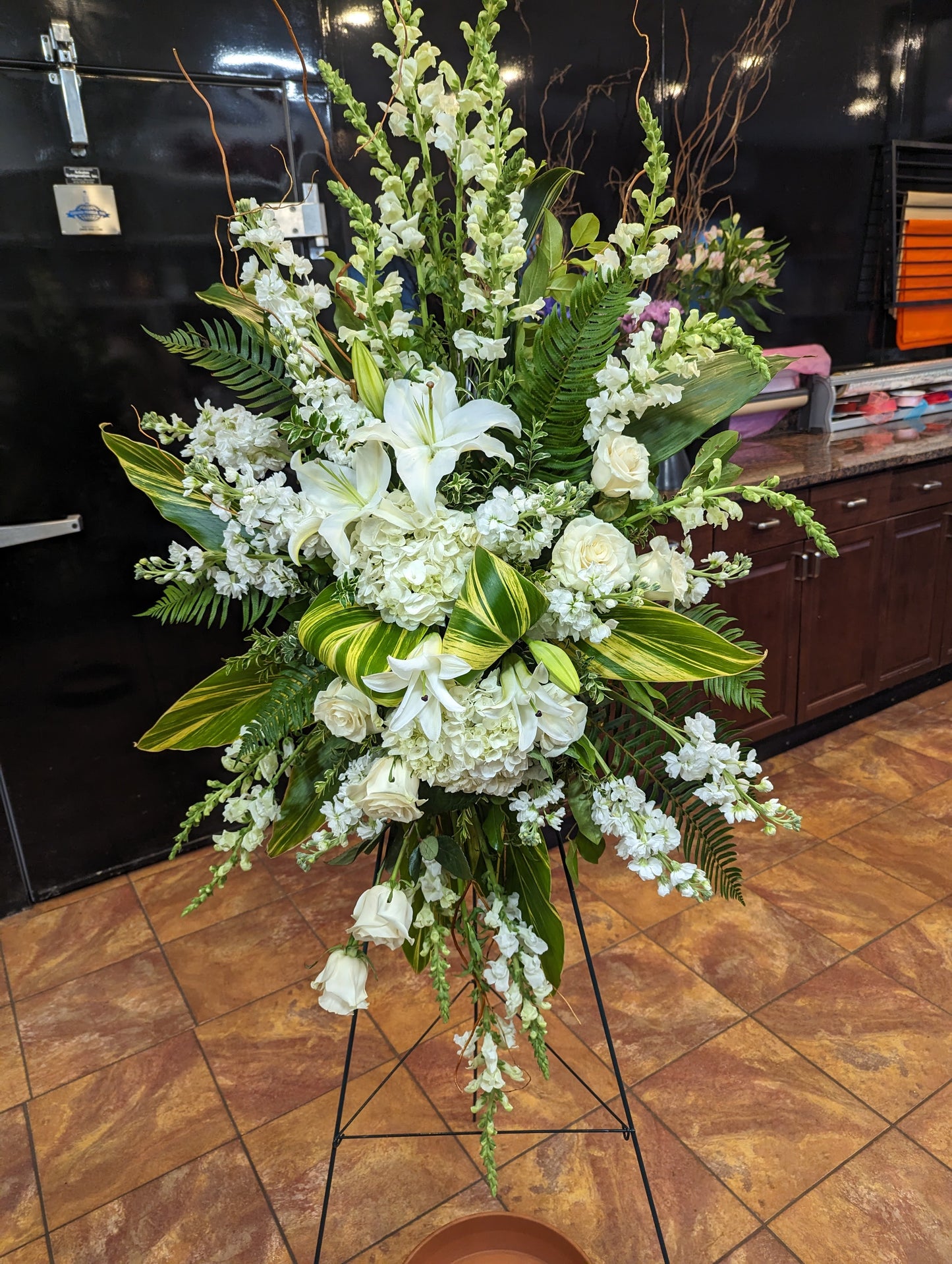 Serene Sympathy Standing Spray