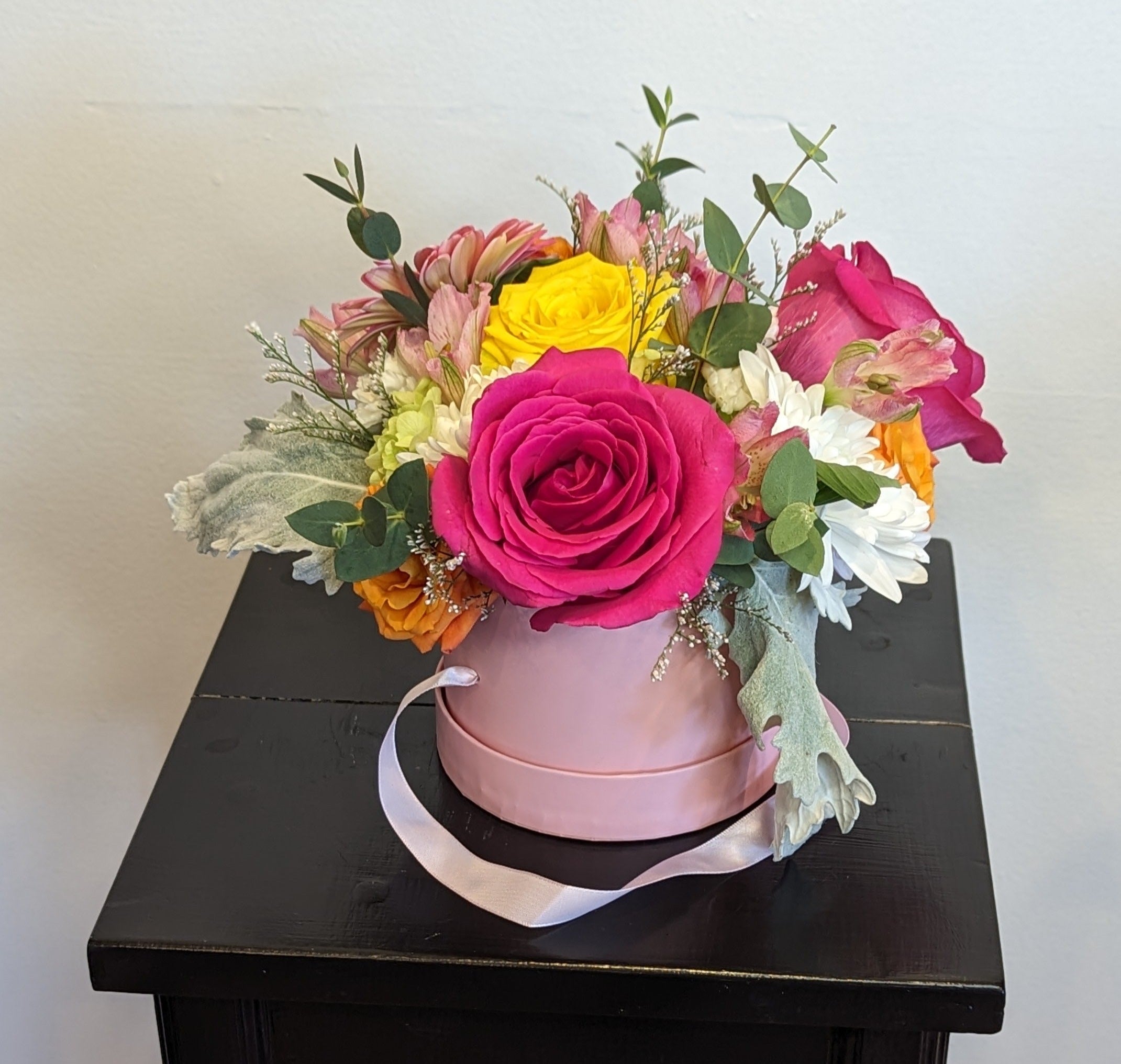 The Make Their Day Hat Box Clarksville Flower Station