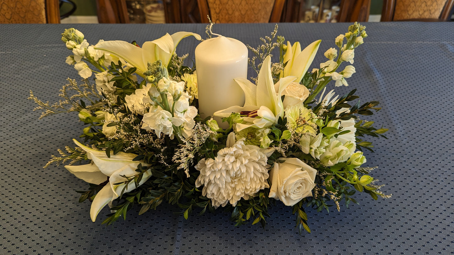 Cottage Chic Centerpiece