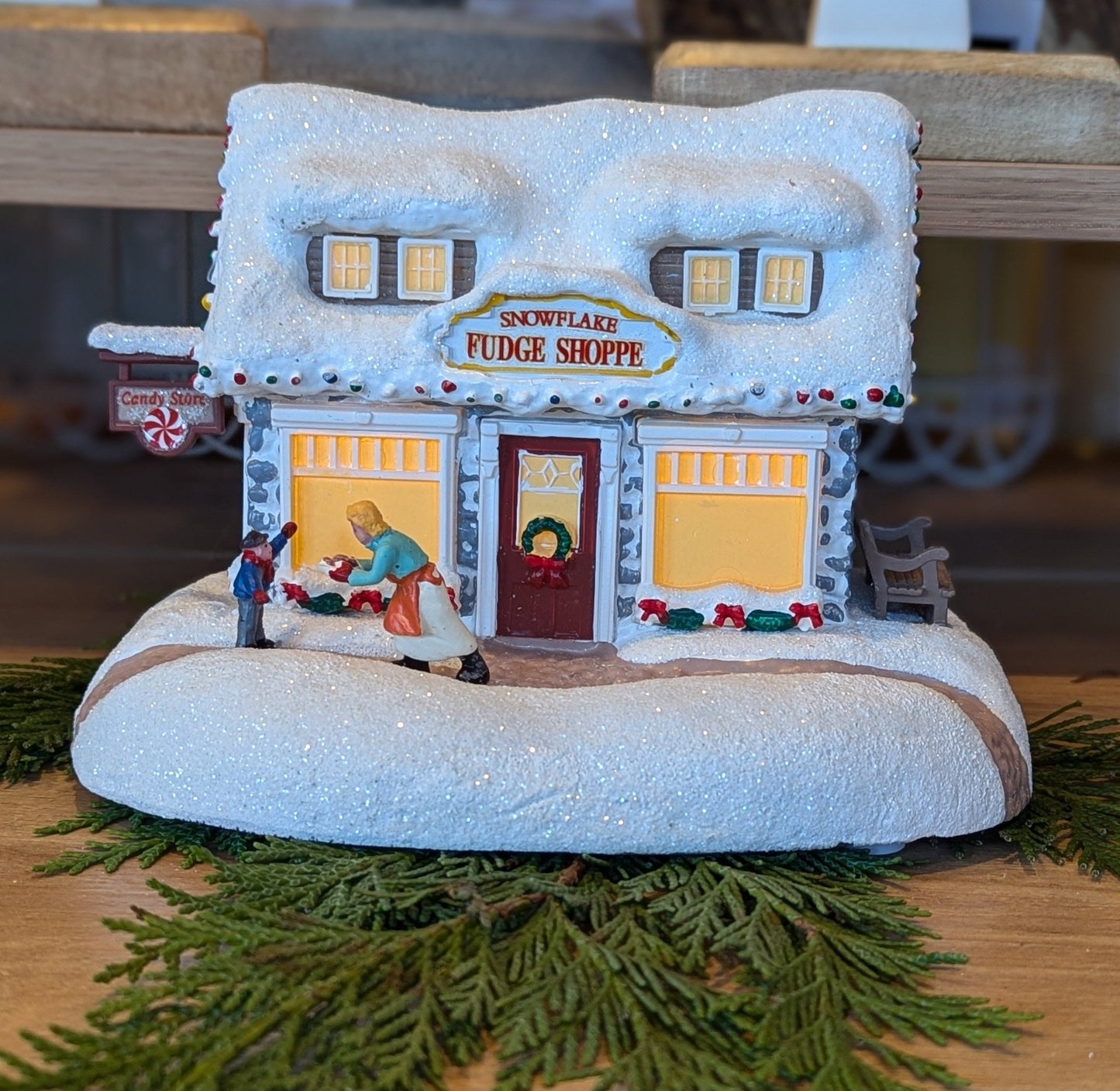 Thomas Kinkade Holiday Arrangement