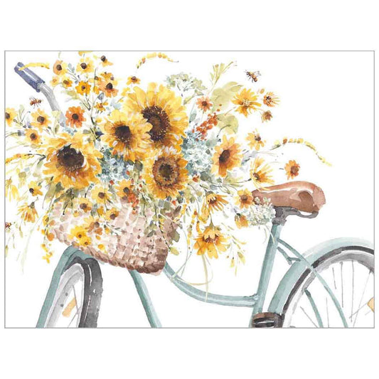 Sunflower Bike Notecards in box