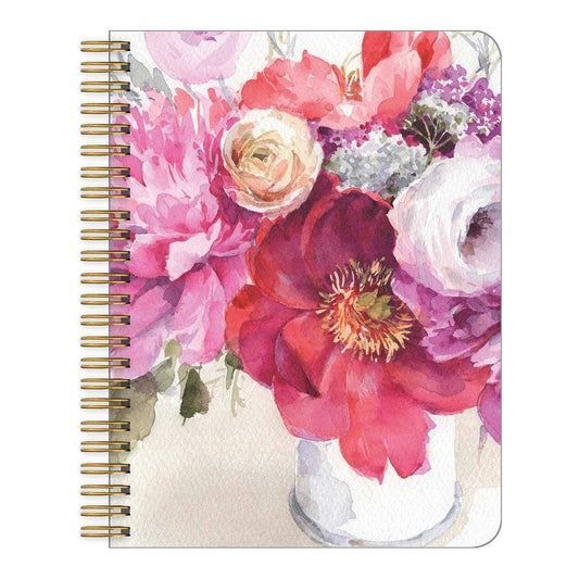 Obviously Pink Vase Medium Notebook
