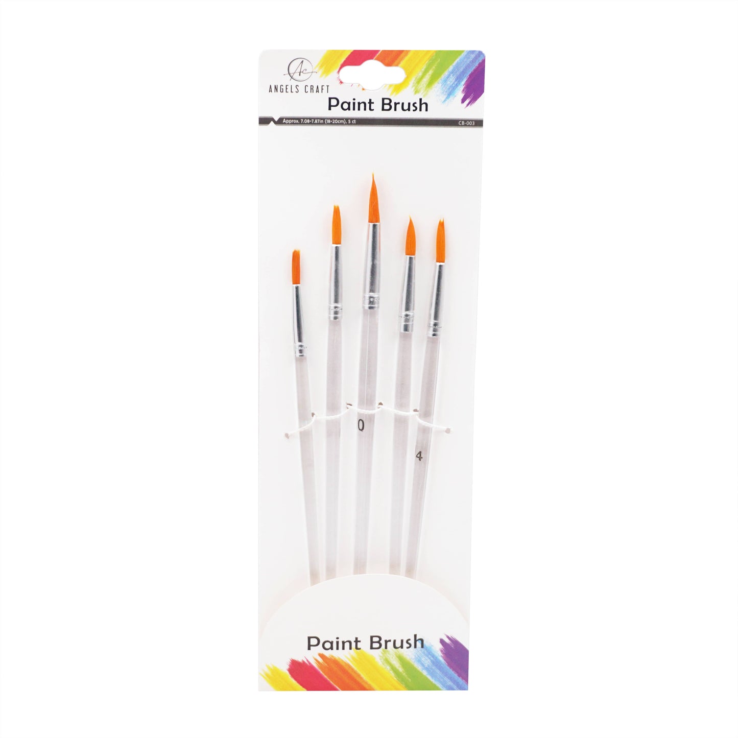 Pointed Paint Brush Set, 5-ct