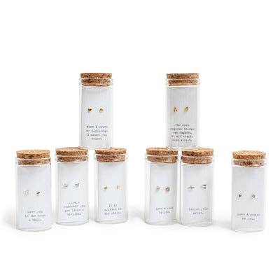 Message in a Bottle Earring Collection #1