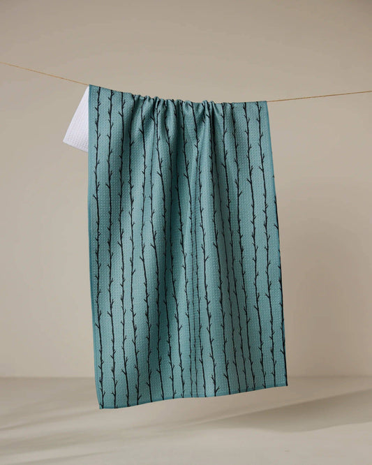 Branch Stripes Tea Towel