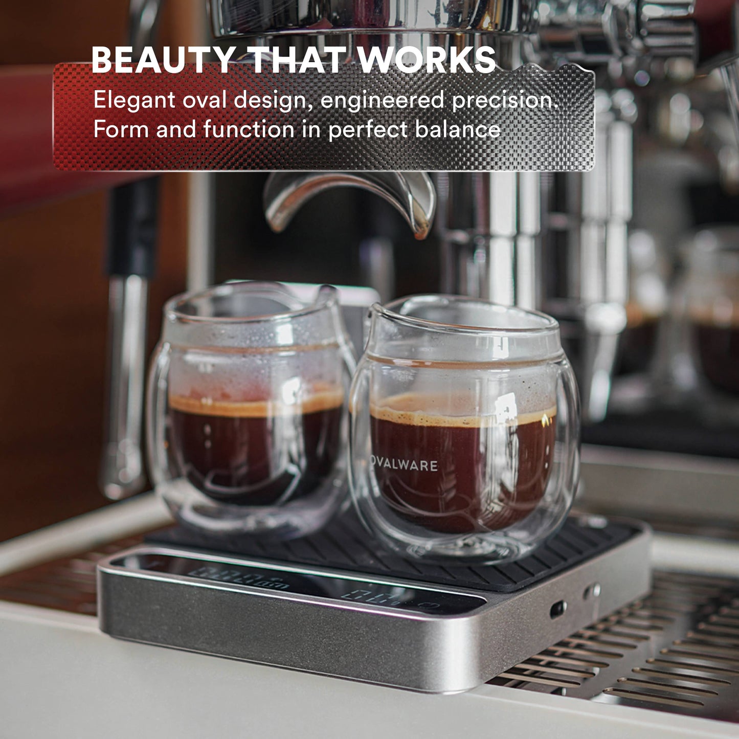 Double Wall Espresso Pouring Glass with Spout - 80ml / 2.7oz