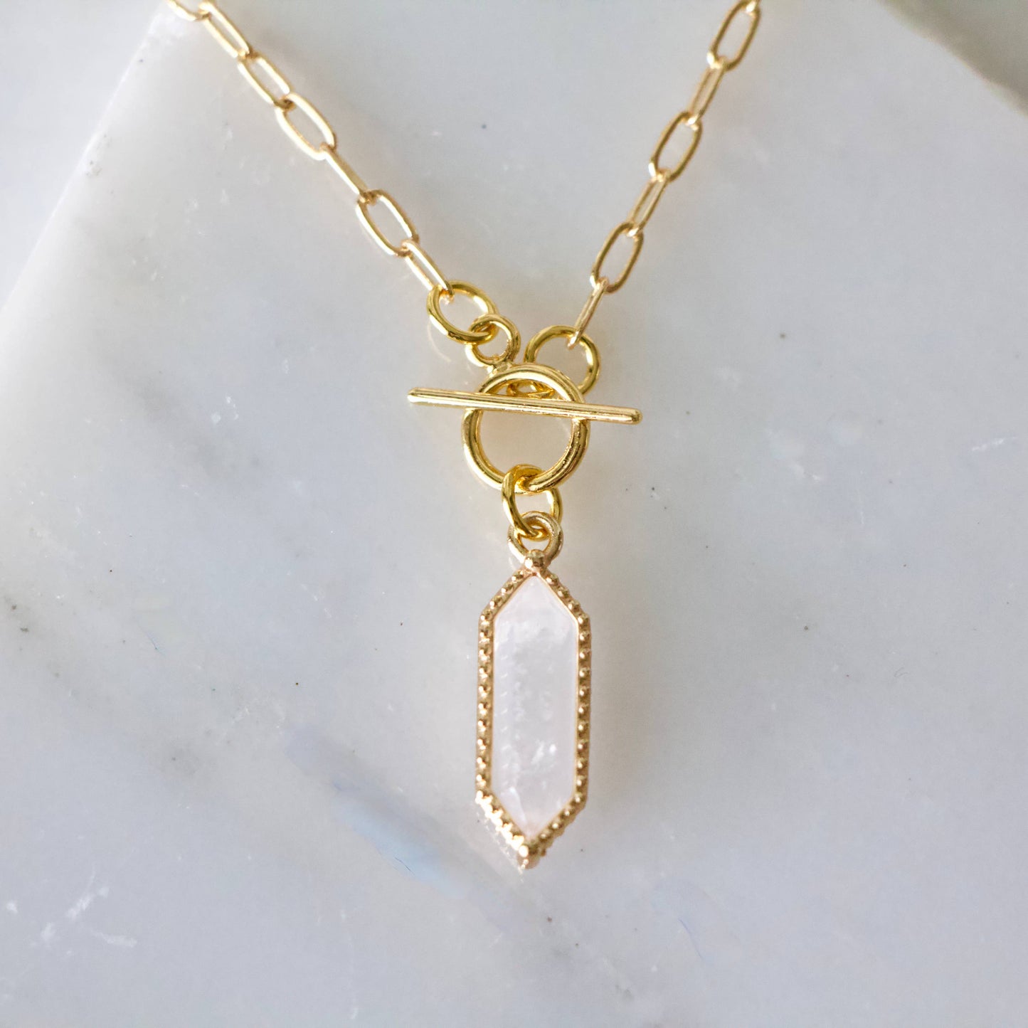 Crystal Necklace: Quartz