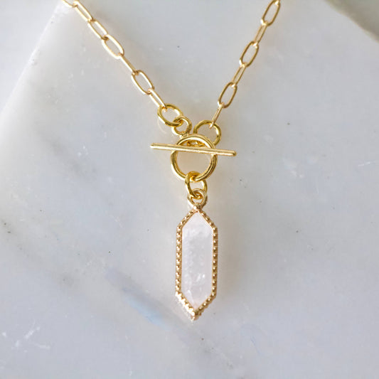 Crystal Necklace: Quartz