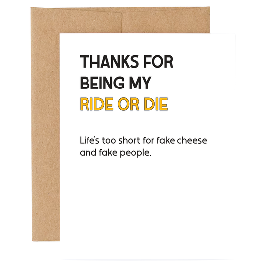 Ride-or-Die Card