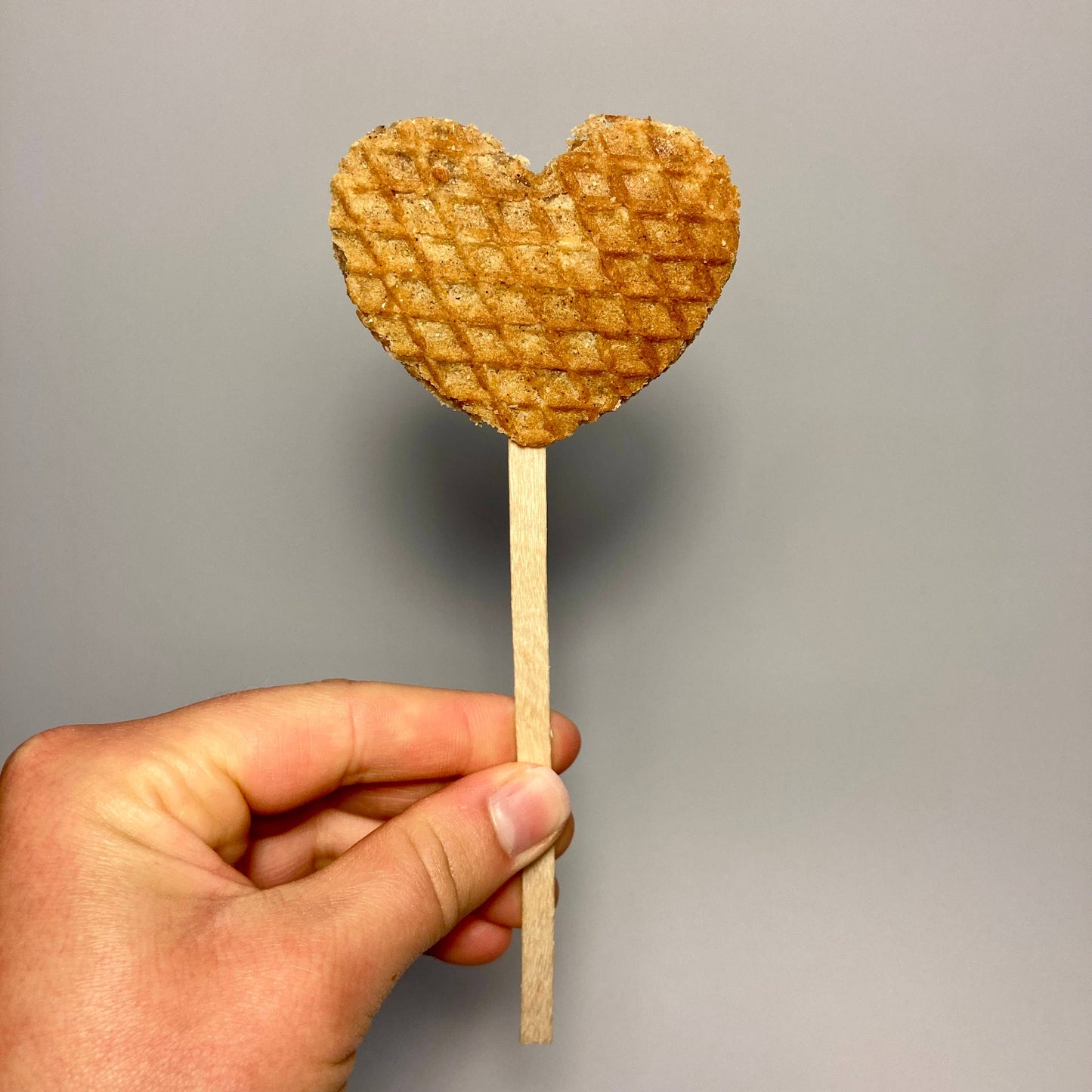 Mini Stroopwafel Lollipops: Chocolate Sprinkle / Heart
