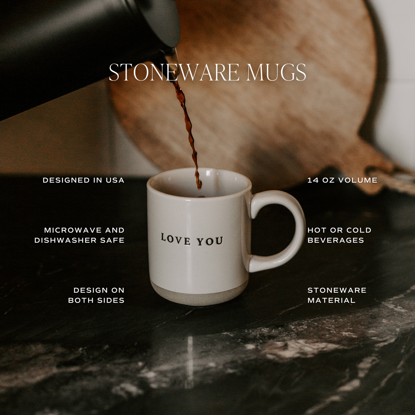 Love You Stoneware Mug