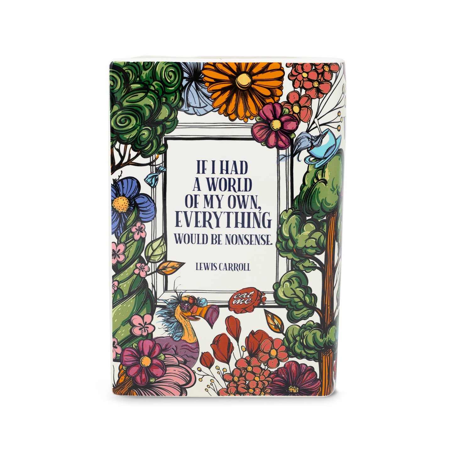 Alice in Wonderland Book Vase