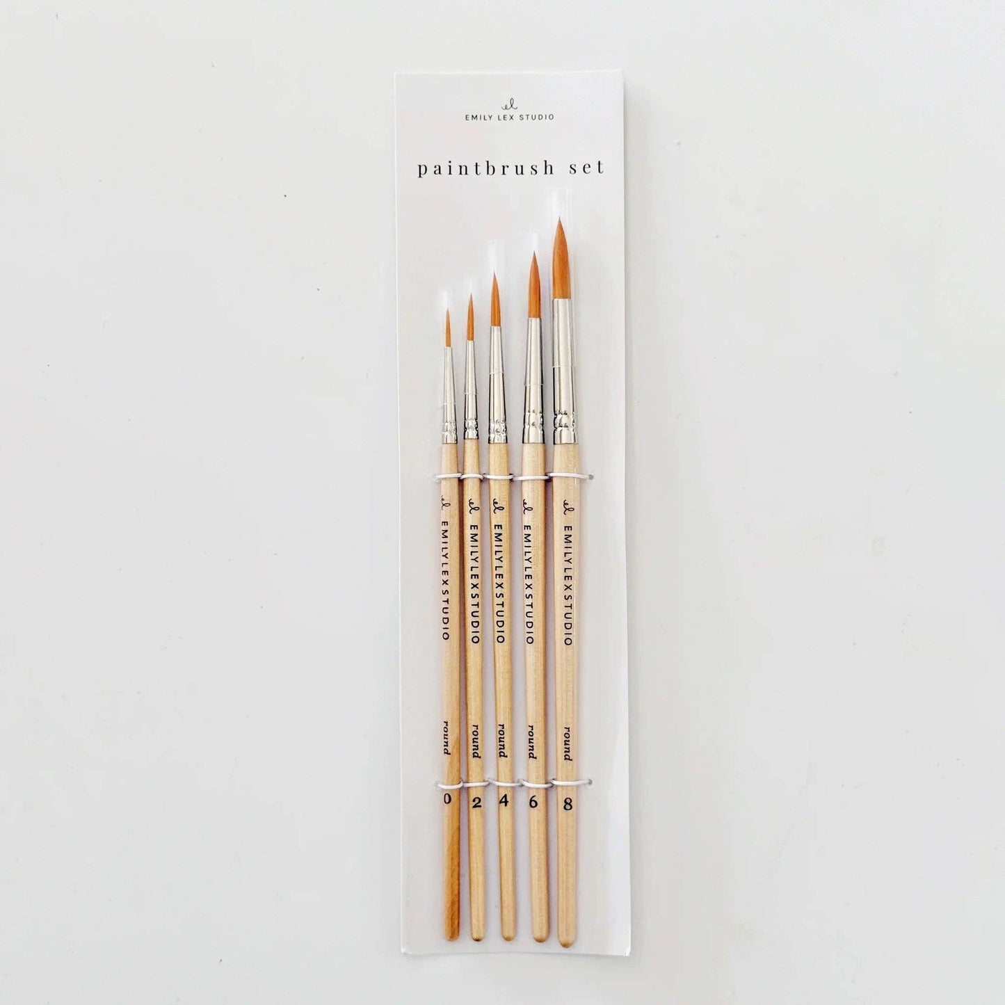 Watercolor paintbrush set of 5