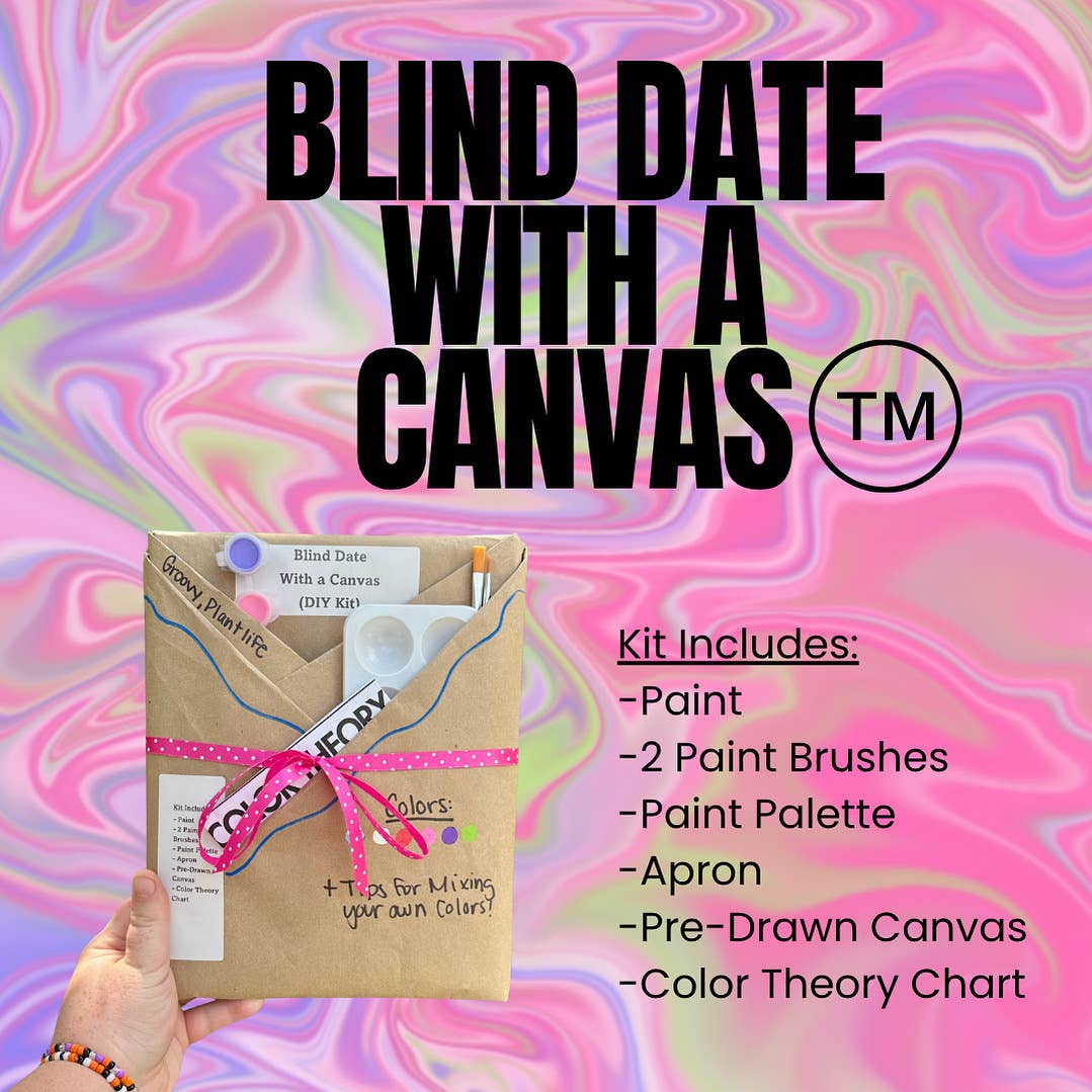 Blind Date with a Canvas Golden Bloom