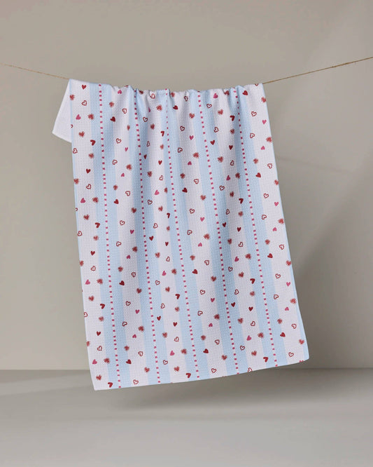Love Stripes Tea Towel