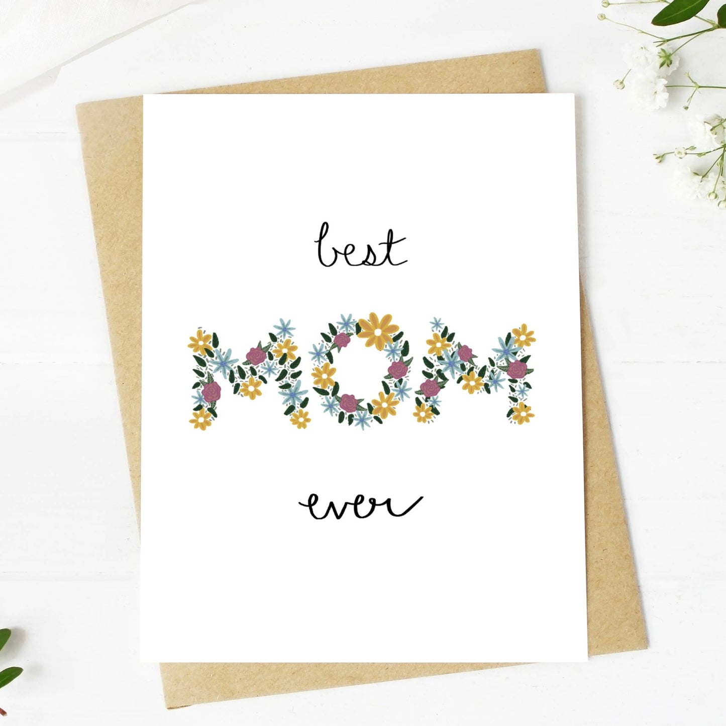 Best Mom Ever Mother's Day Card