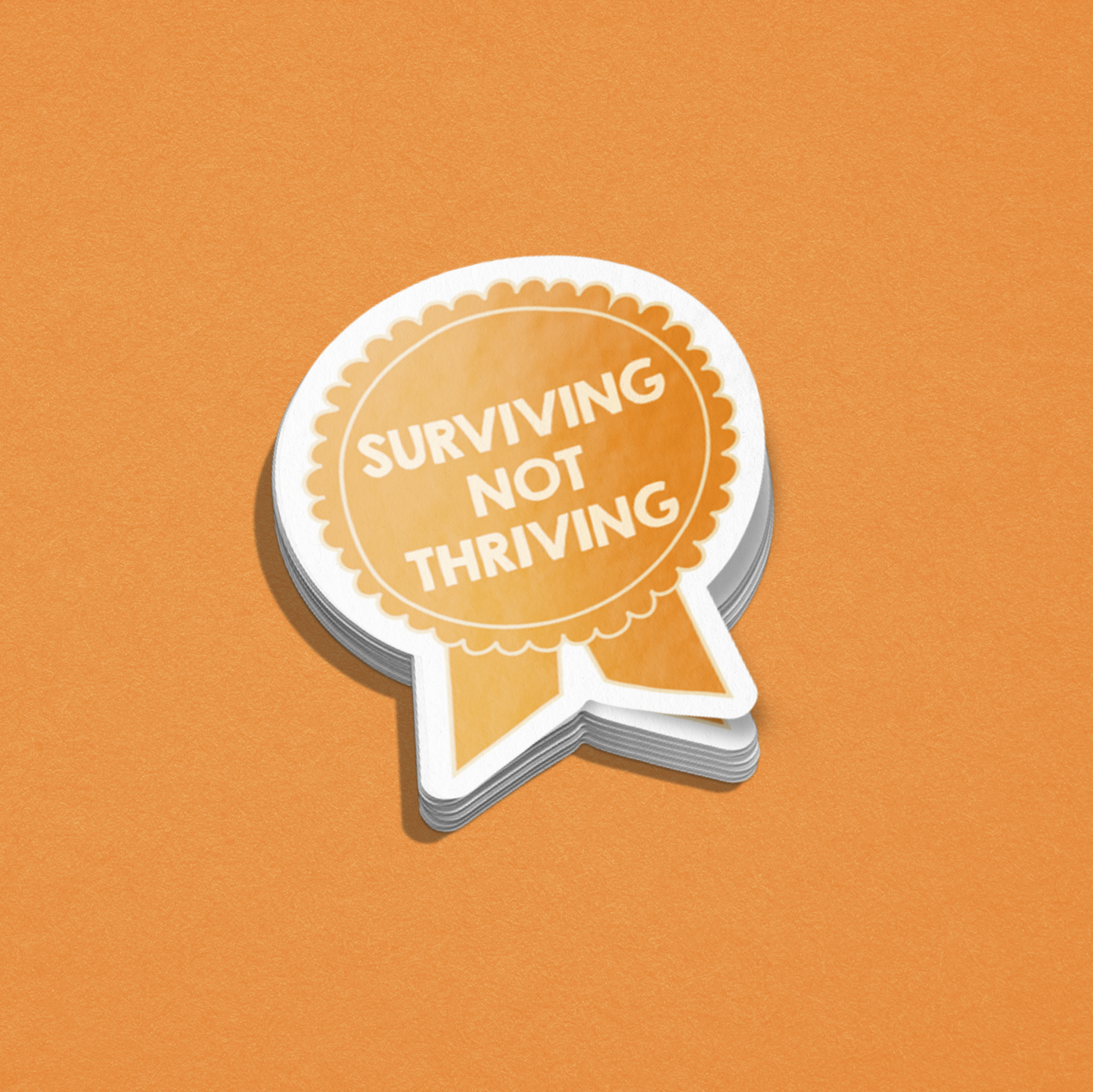 Surviving Not Thriving Sticker | Witty Mental Health Decal