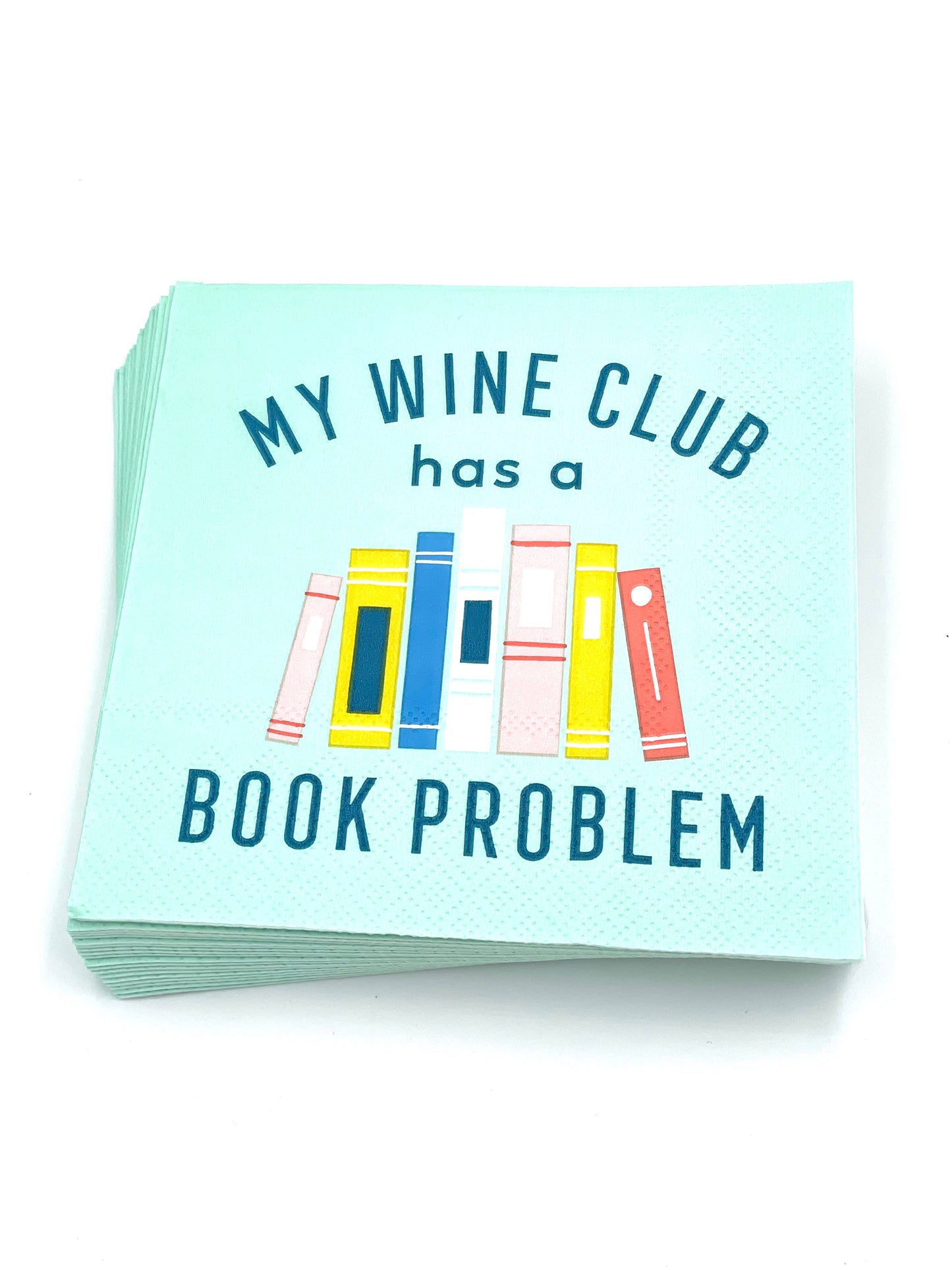 My Wine Club Book Problem Cocktail Napkins