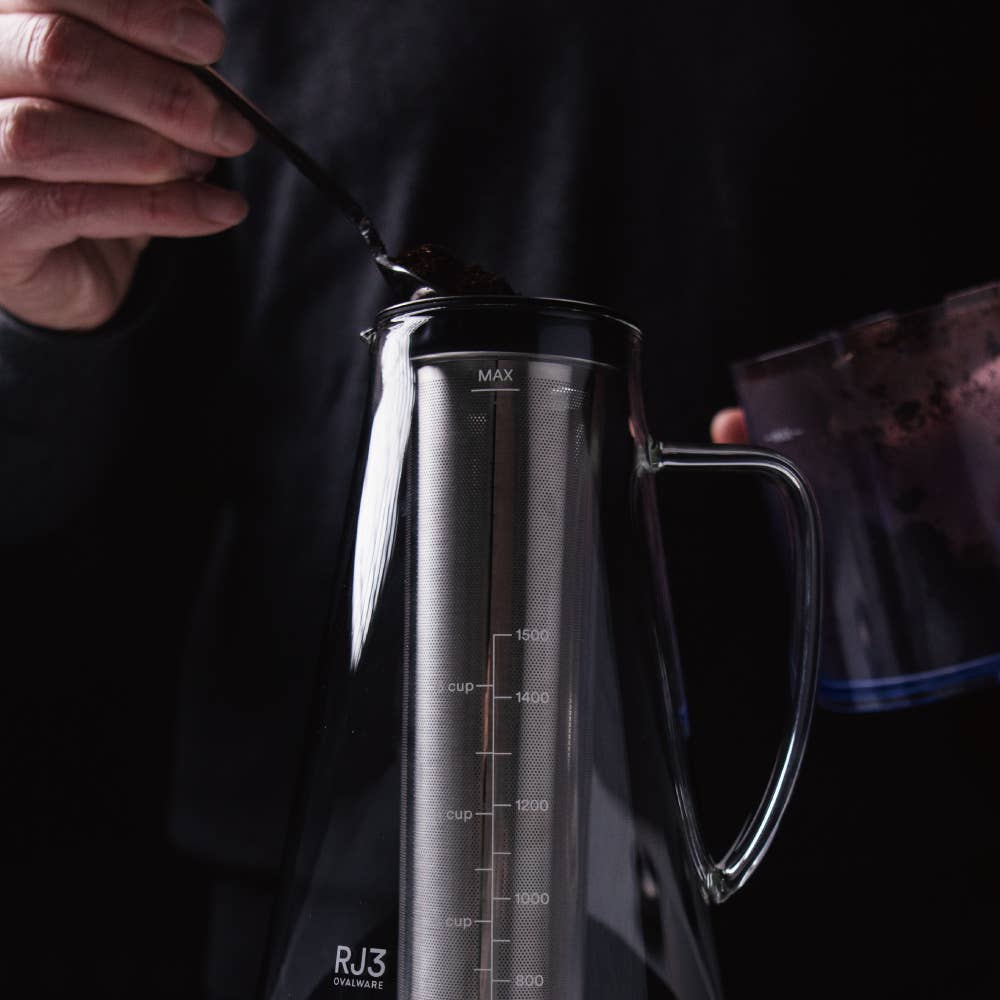 Airtight Borosilicate Cold Brew Iced Coffee Maker 1.5L/51oz