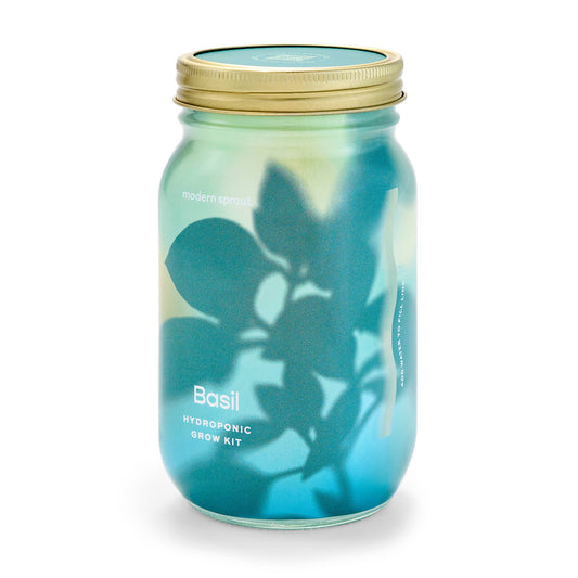 Modern Sprout - Herb Garden Jar: Basil