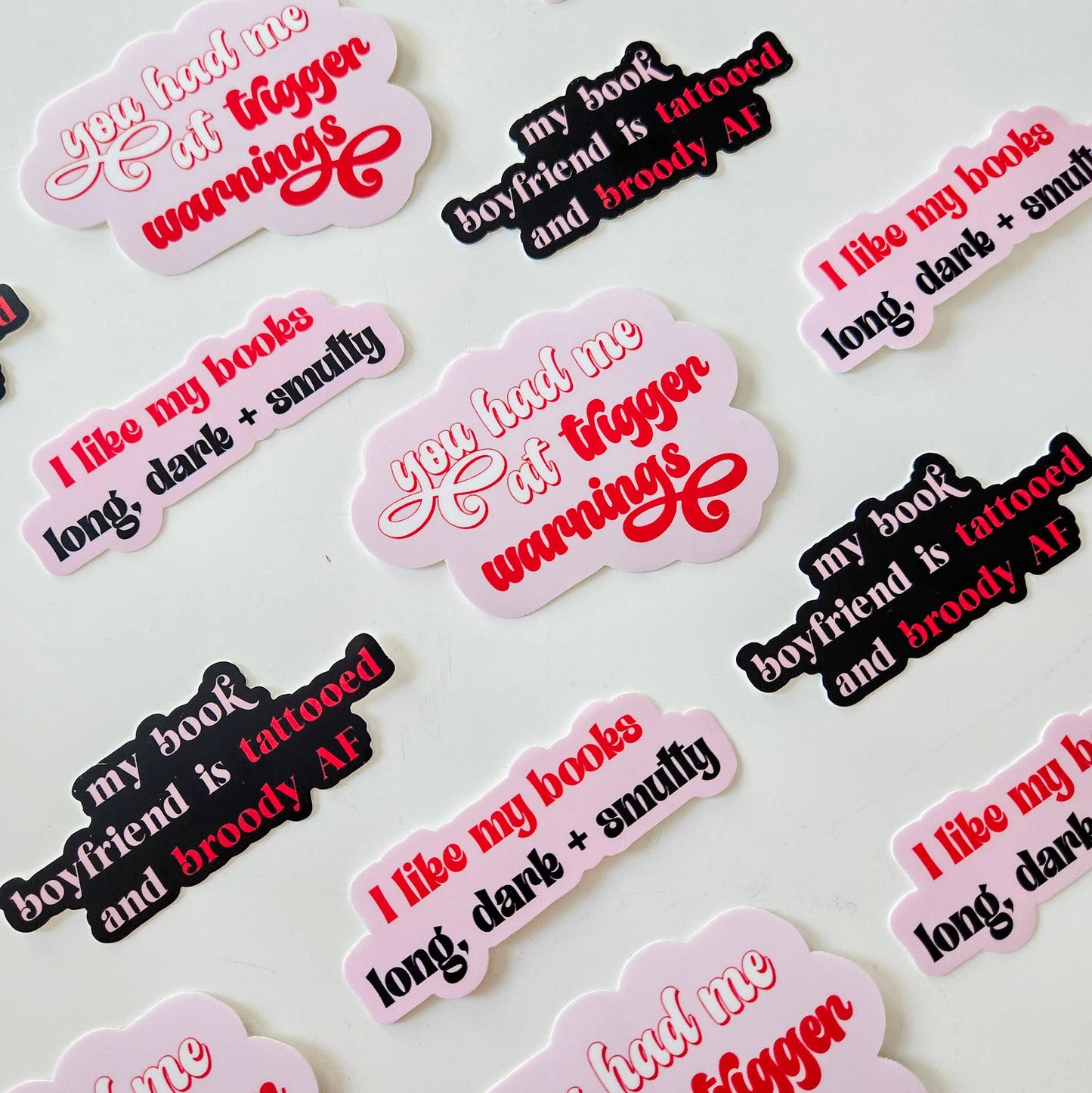 Fueled by Coffee, Spite & Spicy Books Sticker