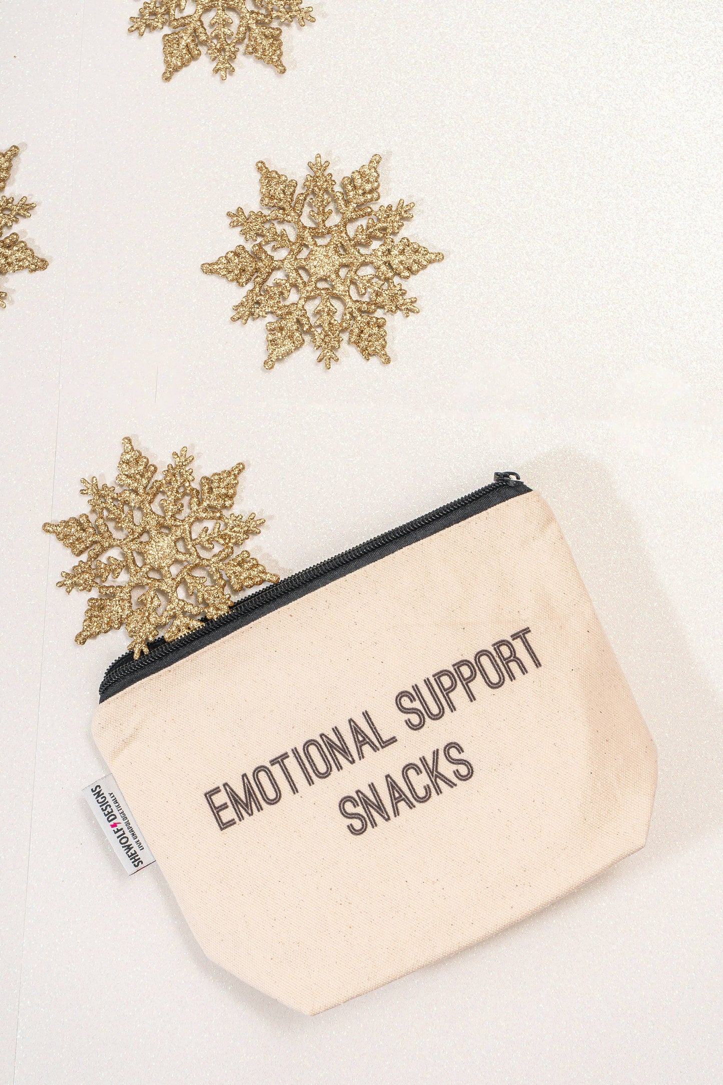 Funny Holiday Bag | Emotional Support Snacks Pouch