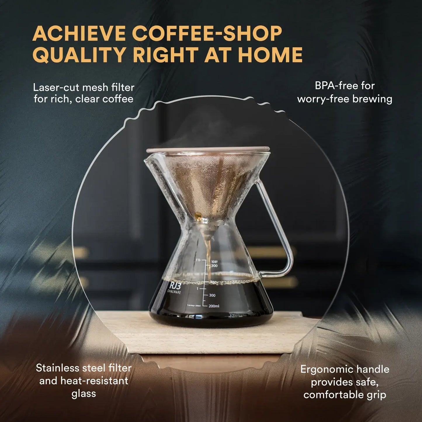 Pour Over Coffee Maker