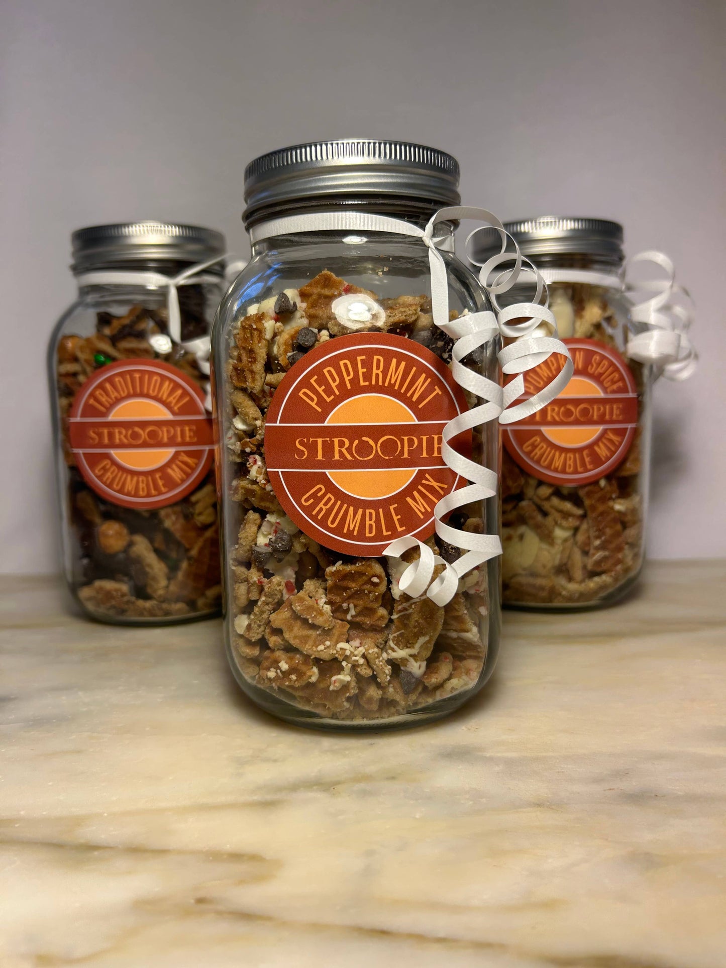 Stroopie Crumble Mix Gift Jars: Espresso