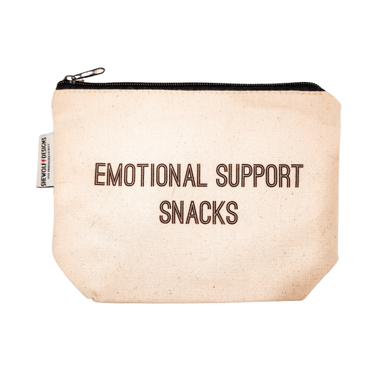 Funny Holiday Bag | Emotional Support Snacks Pouch