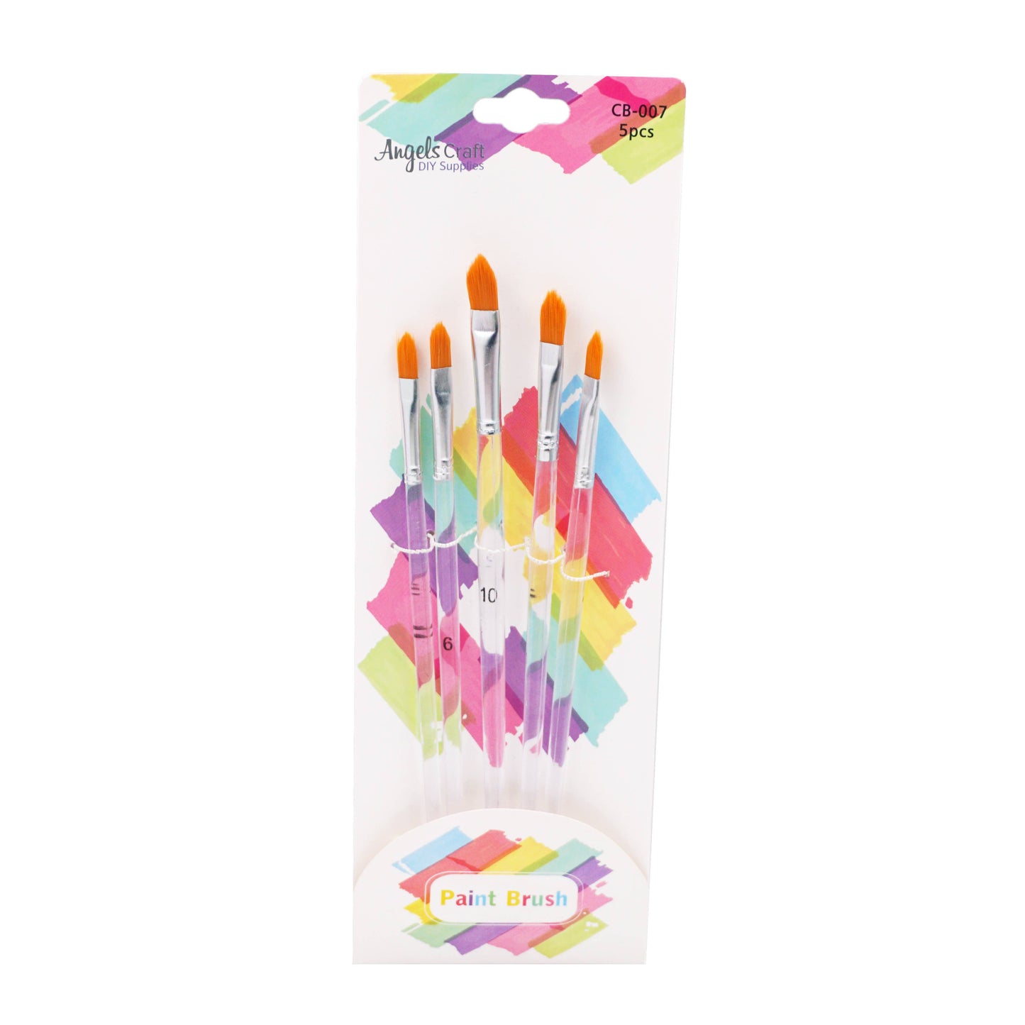 Pointed Paint Brush Set, 5-ct