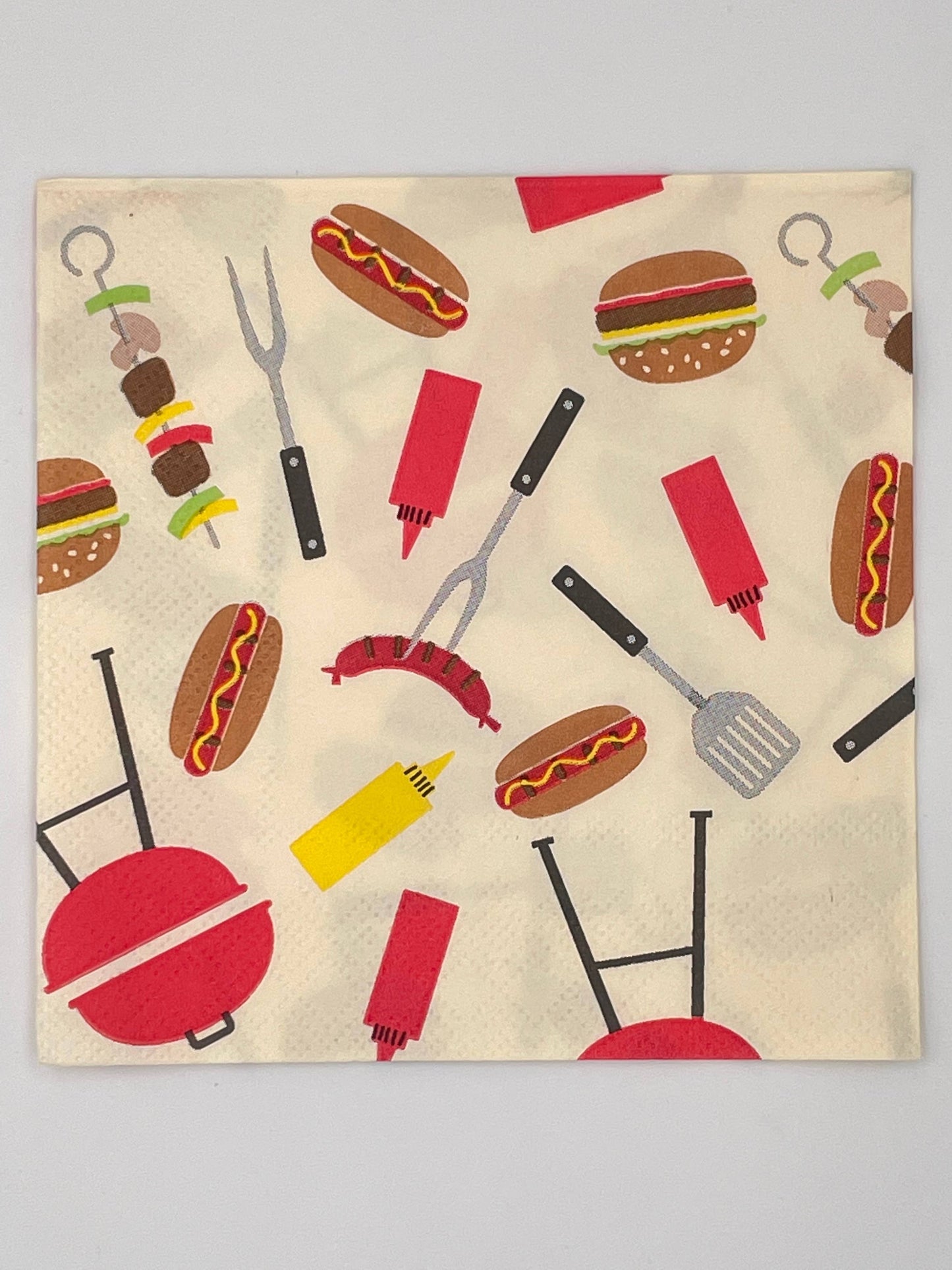 Fun Cocktail Napkins | Grillin and Chillin - Foil