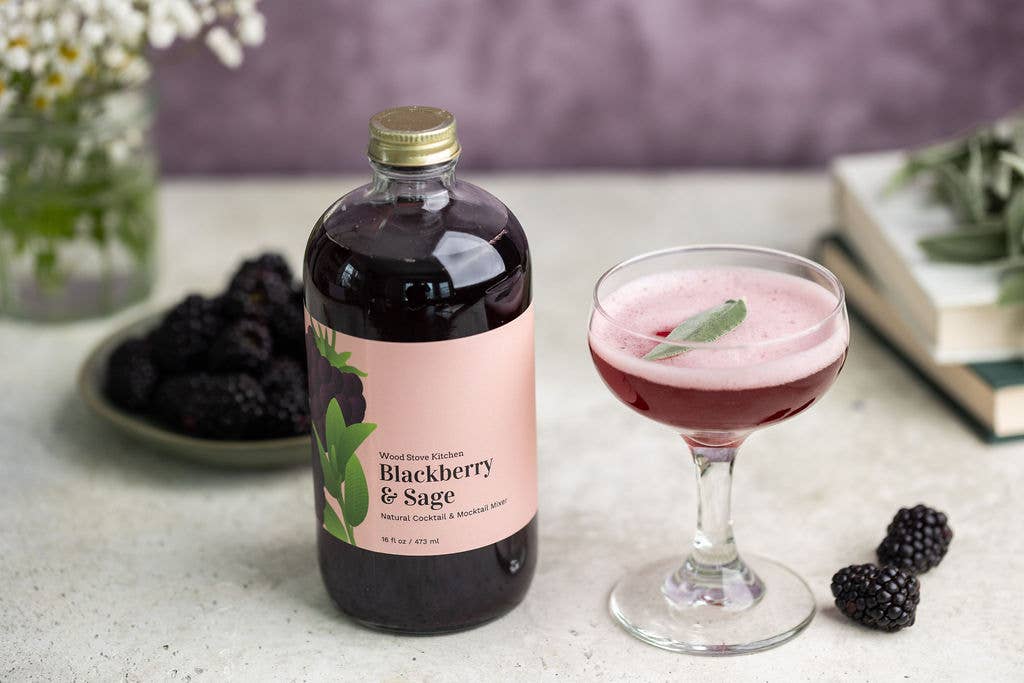 Blackberry & Sage Cocktail and Mocktail Mixer