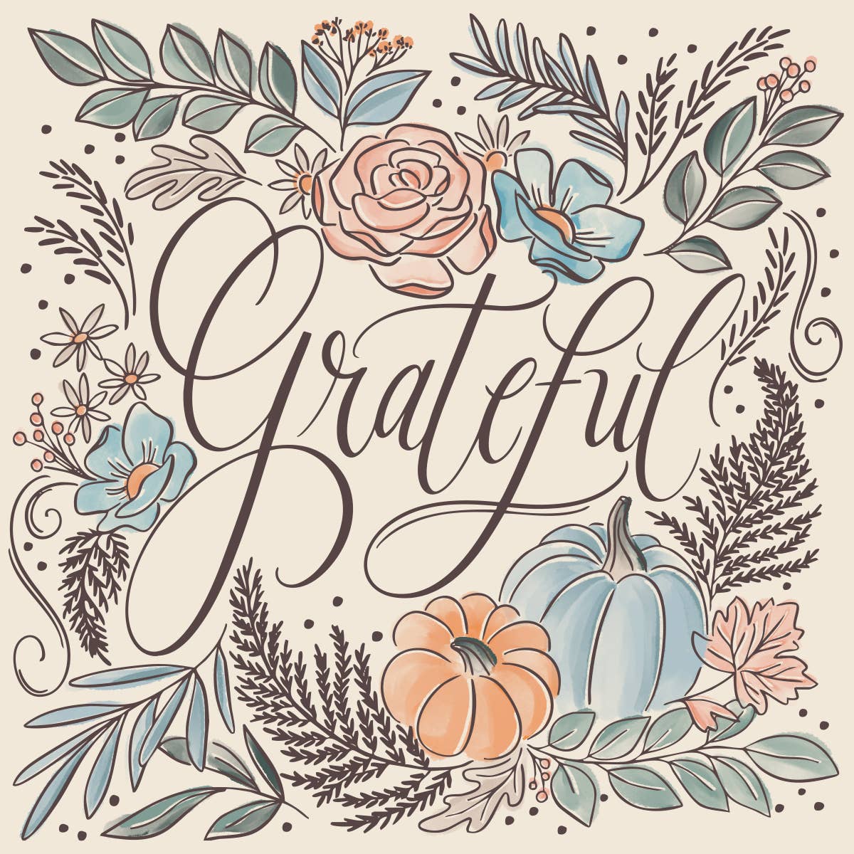 Grateful Cocktail Napkins