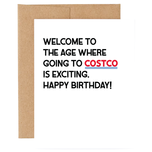 Funny Costco Birthday Card