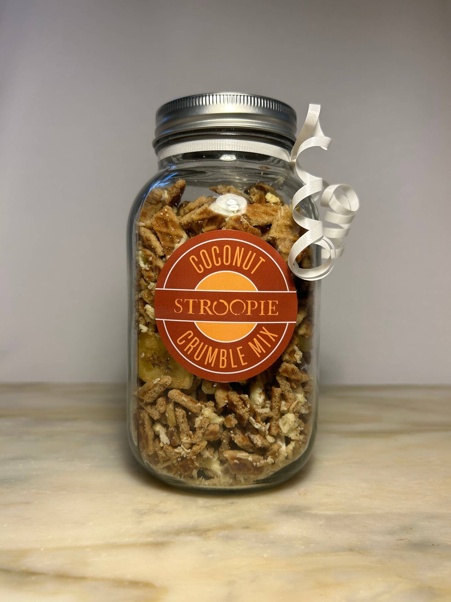Stroopie Crumble Mix Gift Jars: Espresso