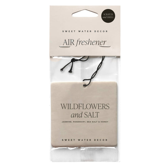 Wildflowers and Salt Hanging Air Freshener