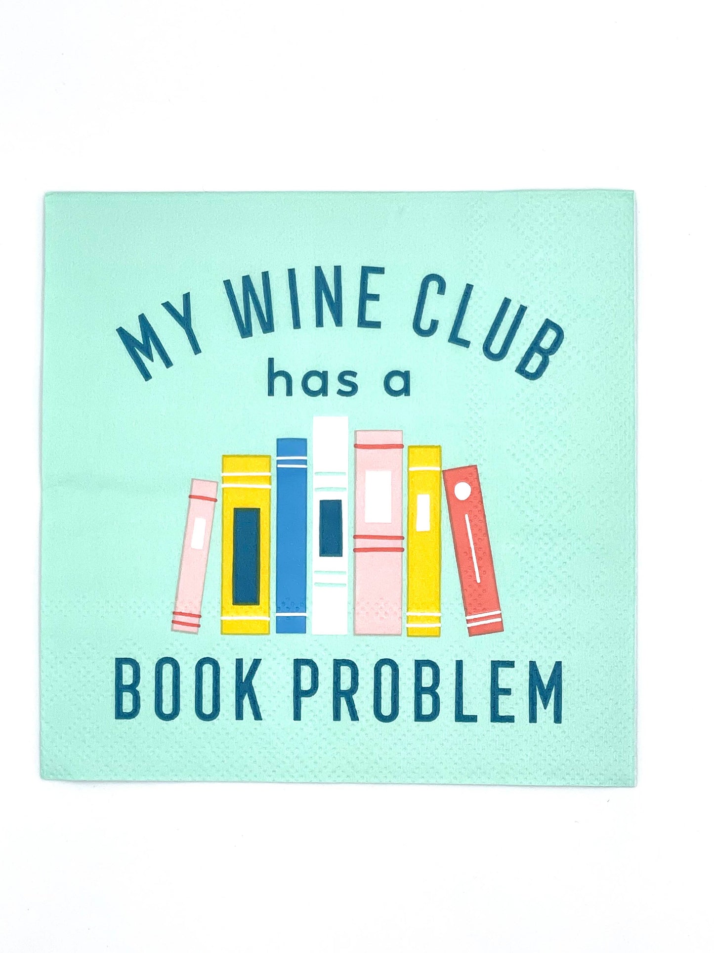 My Wine Club Book Problem Cocktail Napkins