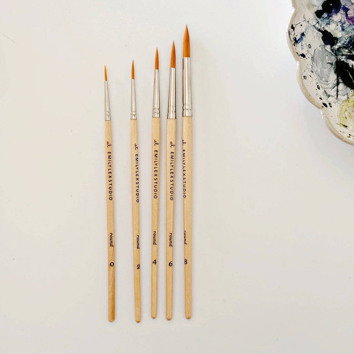 Watercolor paintbrush set of 5