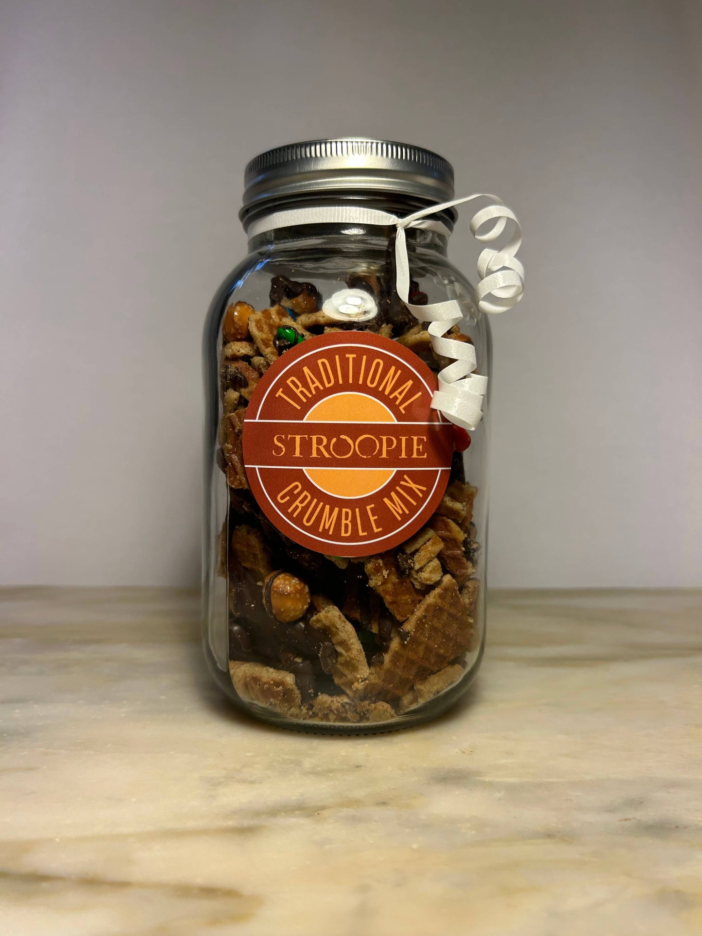 Stroopie Crumble Mix Gift Jars: Espresso